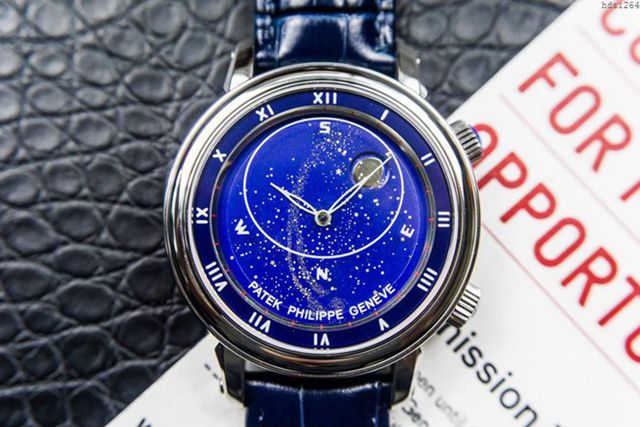 PATEK PHILIPPE手錶 5102天月款日內瓦蒼穹系列 百達翡麗星象功能男表 百達翡麗高端機械男士腕表  hds1264