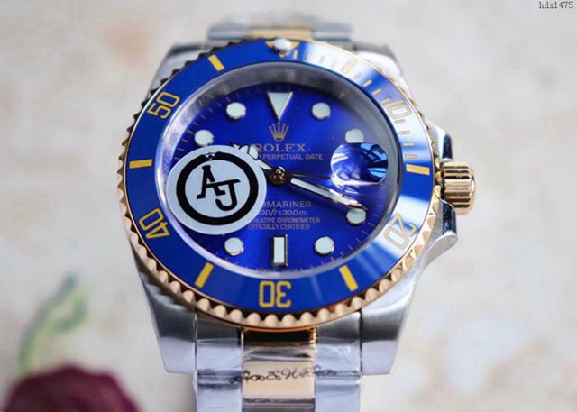 勞力士手錶 勞力士SUB藍水鬼A7升級版 Rolex機械男士腕表 Rolex經典款男表  hds1475