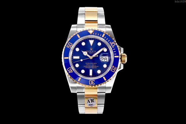 勞力士手錶 Rolex2019新年最強神作 SUB潛航者116613 間金藍水鬼 Rolex機械男士腕表 勞力士高端男表  hds1639