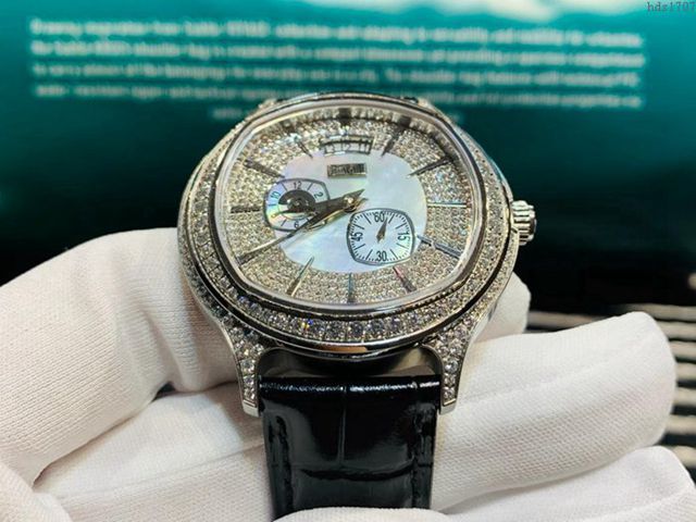伯爵手錶 PiagetEmperador枕形腕表 白色珍珠貝母錶盤 伯爵男士腕表  hds1707