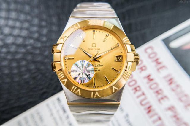 OMEGA手錶 最新升級版星座系列 歐米茄機械男士腕表 歐米茄高端男士腕表  hds1817