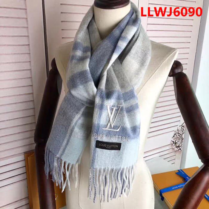 路易威登LV經典款 客供純羊絨圍巾 男女同款 LLWJ6090