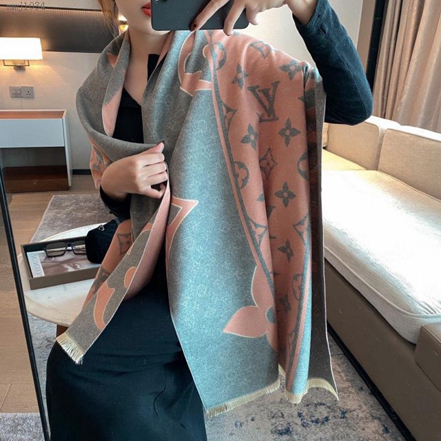 Louis Vuitton圍巾 路易威登2021新款圍巾披肩 LV女款羊絨混紡圍巾  mmj1034