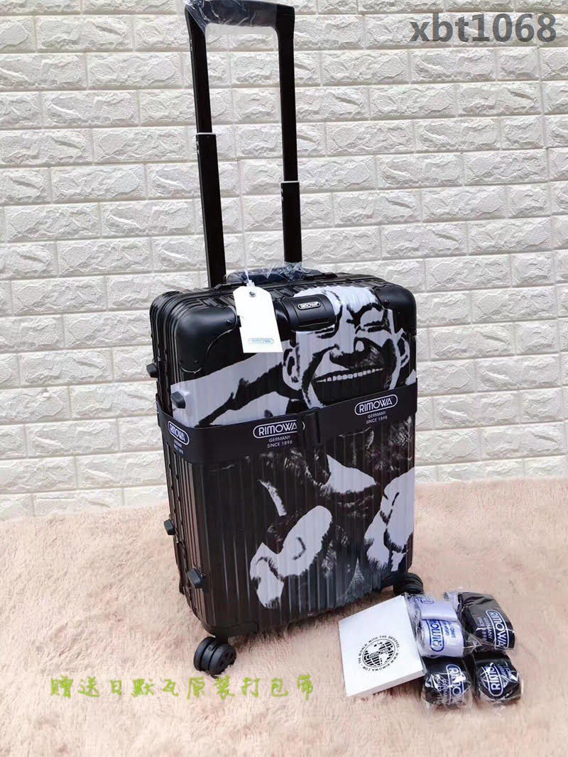 RIMOWA日默瓦 人頭-牛角款 專櫃同款 360度萬象靜音輪 限量版拉杆箱 明星同款  xbt1068