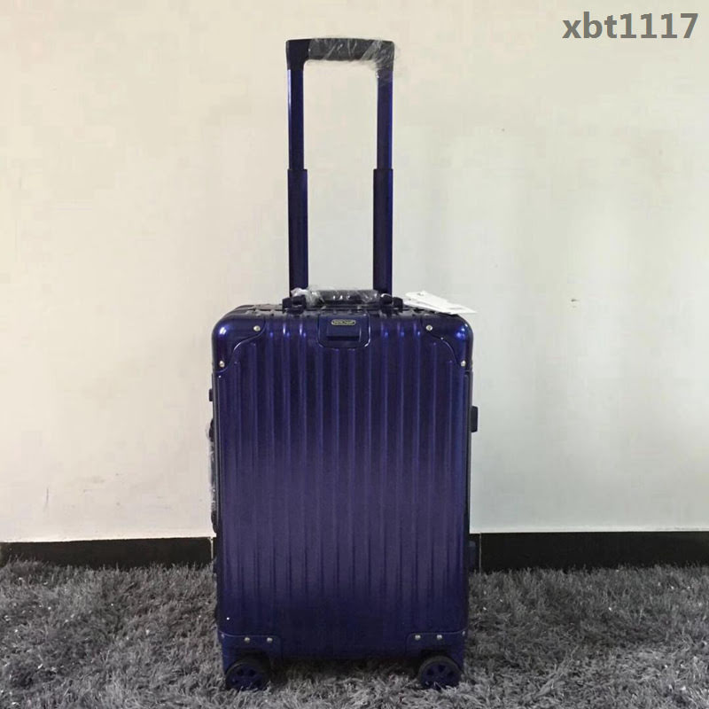 RIMOWA日默瓦 拉杆箱/拉箱 全鋁鎂合金 專櫃topas系列 1801款 帶鋼印最高版本 20寸登機箱  xbt1117