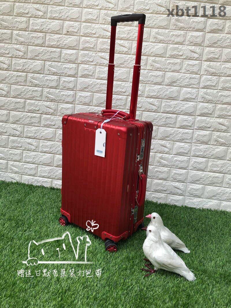 RIMOWA日默瓦 拉箱/拉杆箱 Classic flight 系列 全鋁鎂合金 8016復古款 高級手工坊精品 20寸登機箱  xbt1118