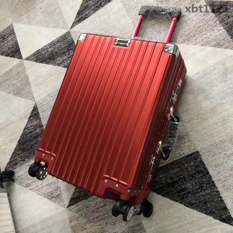 RIMOWA日默瓦 雙十一活動搶購 鋁鎂合金復古款 性價比高 萬向輪 拉杆箱  xbt1121