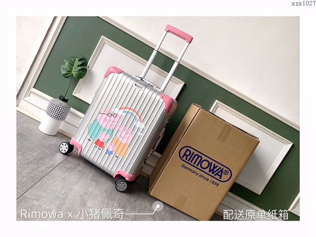 Rimowa拉杆箱 66601 Rimowa x小豬佩奇聯名 全鋁鎂合金登機箱 日默瓦拉箱 66601xzx1027