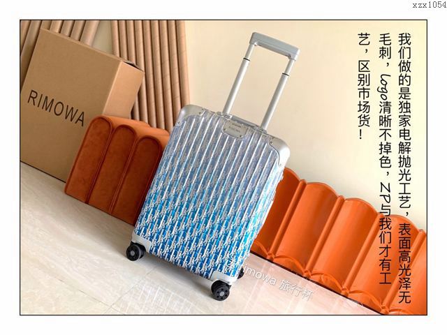 Rimowa拉杆箱 66656 2020年巴黎春夏新品 全鋁鎂合金登機箱 日默瓦拉箱 Dior x Rimowa驚豔聯名行李箱xzx1054