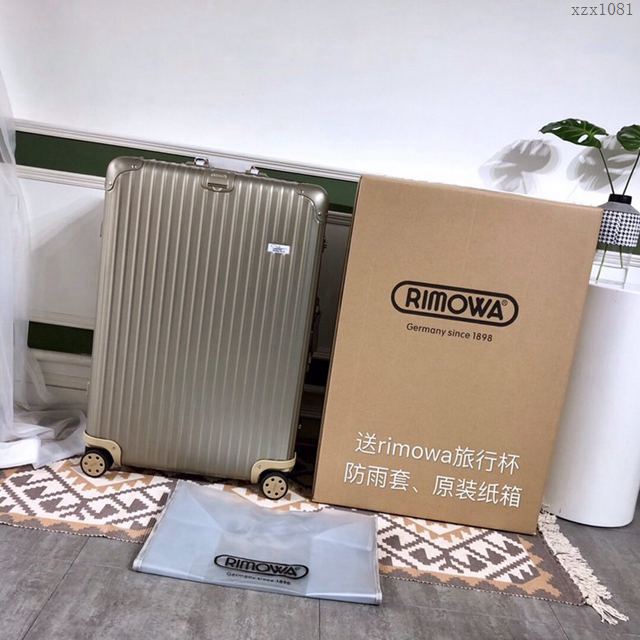 Rimowa拉杆箱 66613 日默瓦拉箱 德國漢莎航空波音747版 全鋁鎂合金行李箱xzx1081