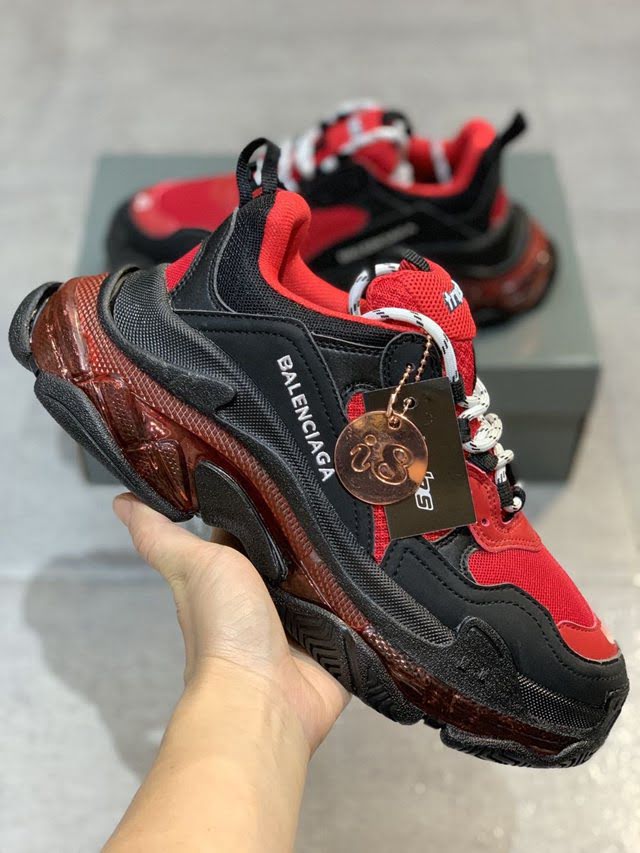 Balenciaga經典款女鞋 巴黎世家新配色氣墊鞋 Balenciaga Triple女士最美老爹鞋  hdbl1051