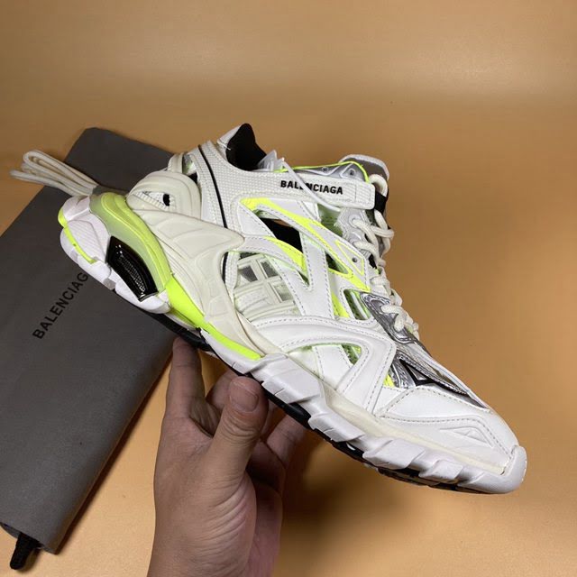 Balenciaga經典款女鞋 巴黎世家頂級版本4代 Track.2老爹鞋 騷粉Balenciaga高端女運動鞋  hdbl1076