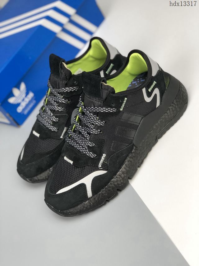 Adidas鞋 QIP-XHB-091807 阿迪達斯2019 Boost聯名夜行者 復古跑鞋 男女同款  hdx13317