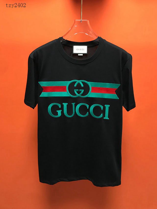 Gucci夏裝短袖 古馳2020新款T恤 男女同款  tzy2402