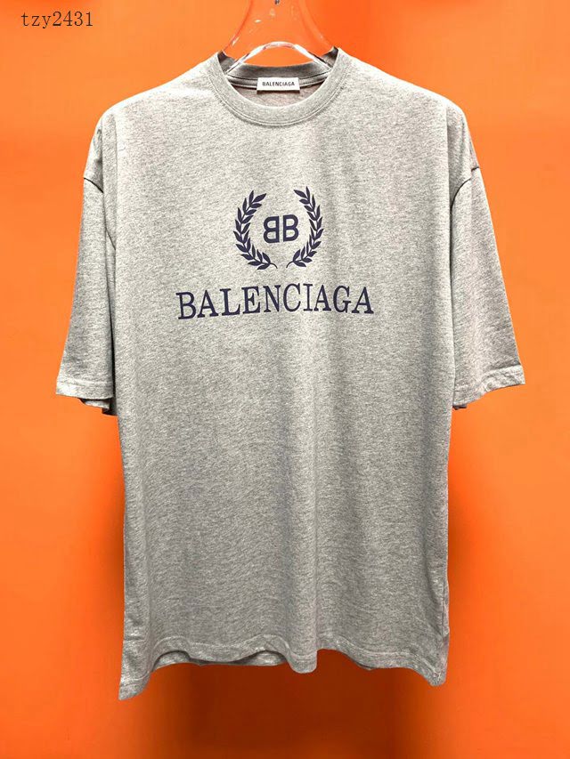 Balenciaga男T恤 2020新款 頂級版本 OS寬鬆版型 巴黎世家男短袖衣  tzy2431