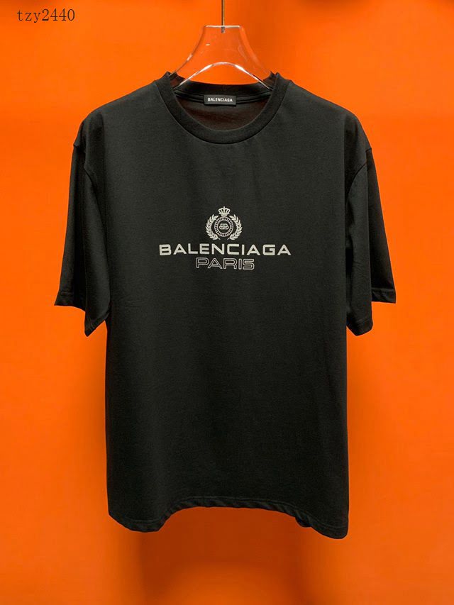 Balenciaga男T恤 2020新款 頂級版本 OS寬鬆版型 巴黎世家男短袖衣  tzy2440