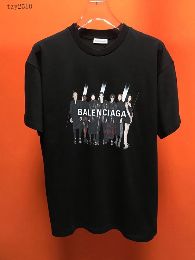 Balenciaga男T恤 2020新款康利印花T恤 頂級品質 巴黎世家短袖衣  tzy2510