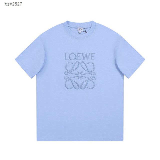Loewe專櫃羅意威2023SS新款刺繡T恤 男女同款 tzy2827