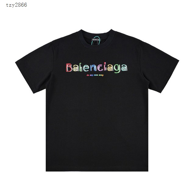 Balenciaga專櫃巴黎世家2023SS新款印花T恤 男女同款 tzy2866
