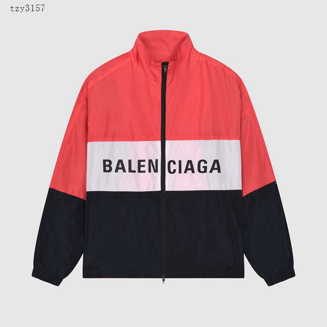 Balenciaga專櫃巴黎世家2023FW新款拼色風衣外套 男女同款 tzy3157