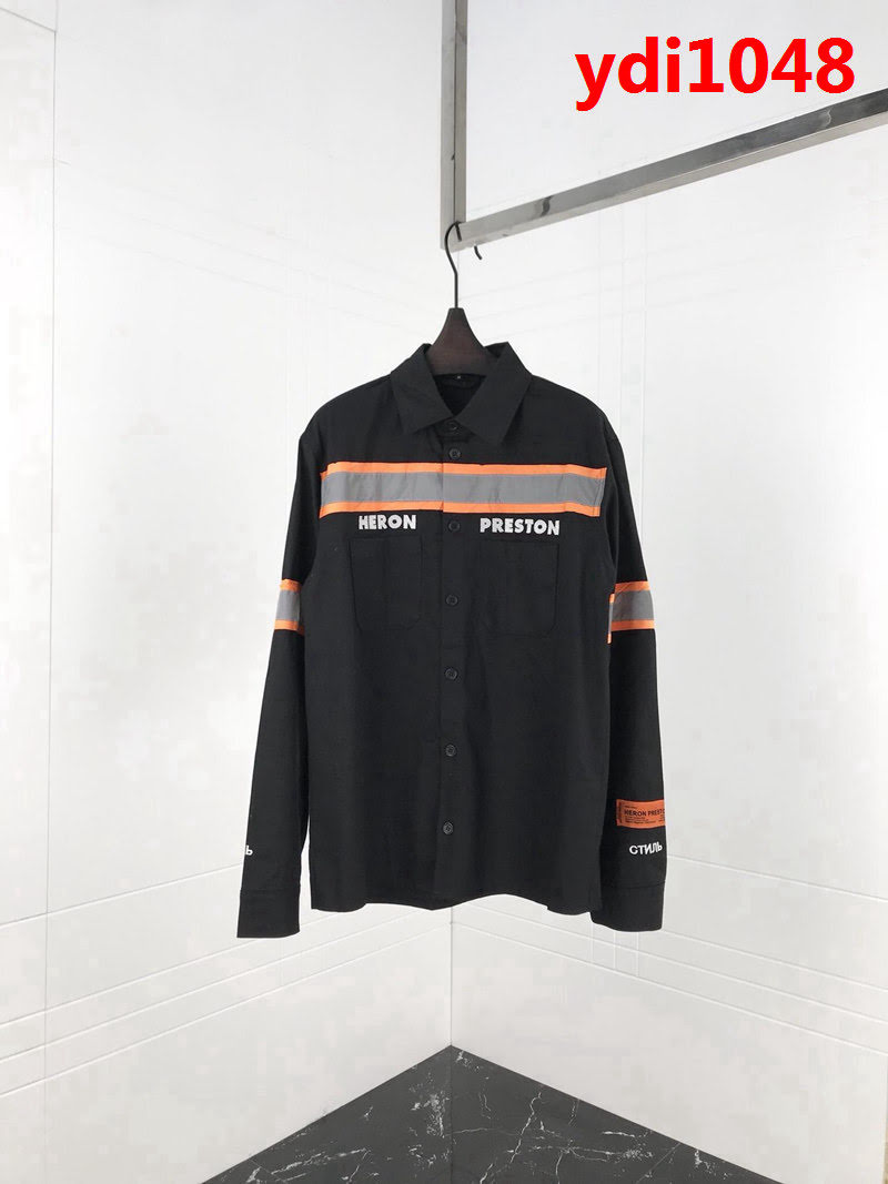 Heron Preston 18ss新款 工裝風襯衣 情侶款 ydi1048