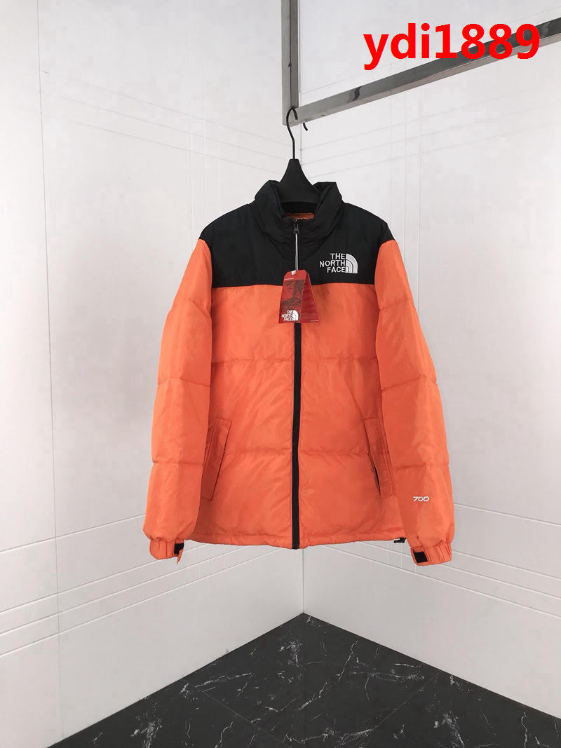 TNF北面 經典款 橘色羽絨服 保暖外套 男女同款 ydi1889