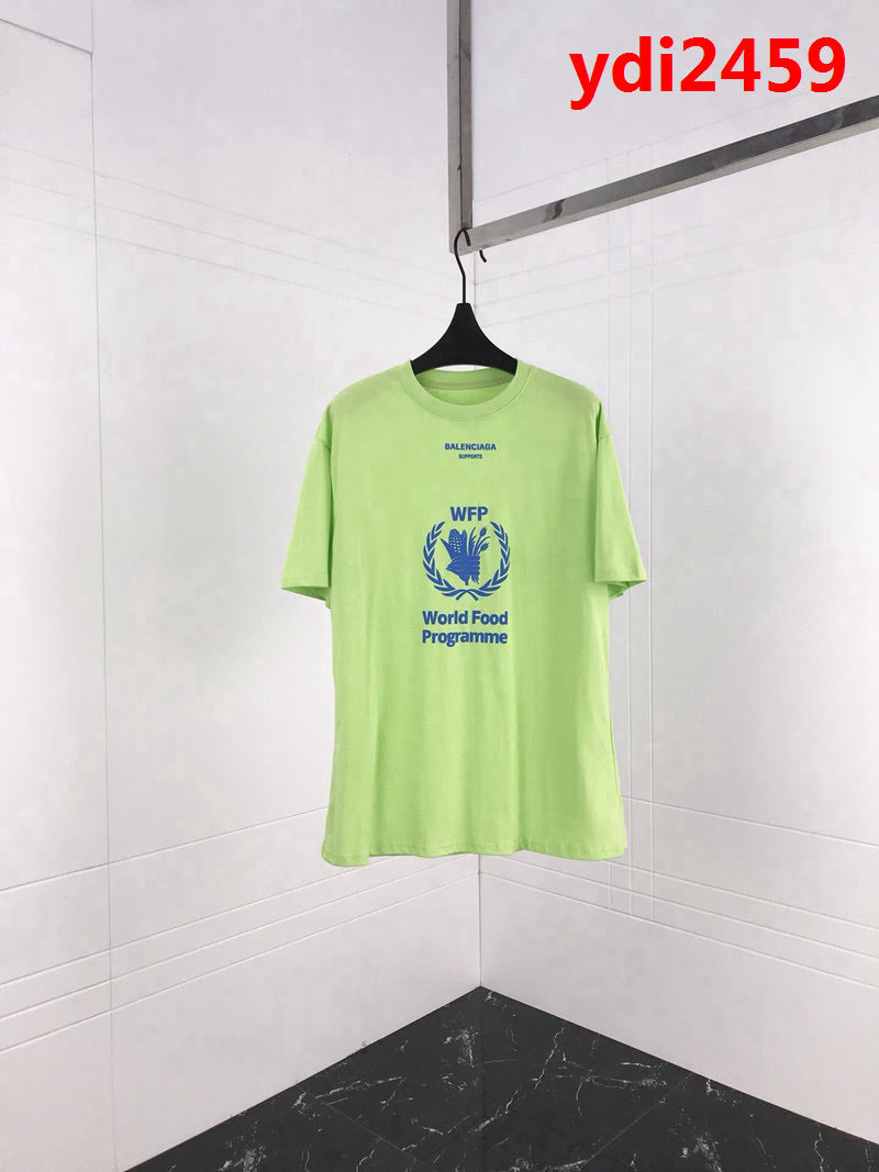 BALENCIAGA巴黎世家 世界糧食計畫署T恤 原版定制發泡印花技術 定制原版面料 情侶款 ydi2459