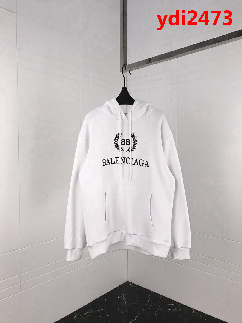 BALENCIAGA巴黎世家 18ss秋冬新款 麥穗連帽衛衣 定制韓國毛圈布 內裏抓絨 原版複刻 原版os寬鬆版型 男女同款 ydi2473