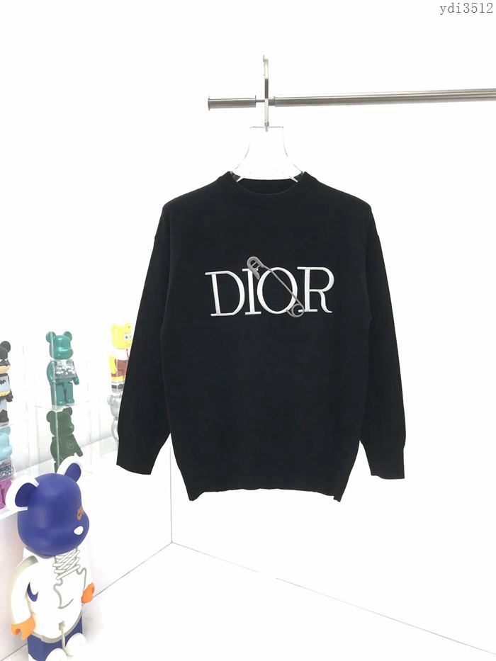 Dior男裝 迪奧秋冬新款別針刺繡針織毛衣  ydi3512