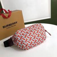 Burberry專櫃新款包包 巴寶莉TB腰包帆布胸包挎包  db1001