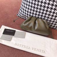 Bottega Veneta女包 寶緹嘉steny包 19新款BV鱷魚紋小號雲朵包 軍綠色  gxz1089