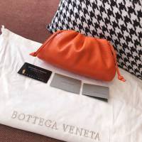 Bottega Veneta女包 寶緹嘉steny包 19新款BV鱷魚紋小號雲朵包 橙紅色  gxz1091