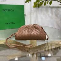 Bottega veneta高端女包 98061 寶緹嘉升級版小號編織雲朵包 BV經典款純手工編織羔羊皮女包  gxz1183