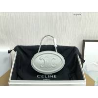 Celine專櫃2022新款手提月餅包 198613 賽琳時尚爆款橢圓形手拎女包 sldj2276