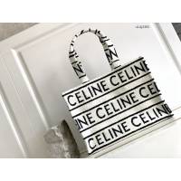 Celine專櫃2022新款字母托特包 賽琳CABAS THAIS大號通體印花織物購物袋 sldj2303