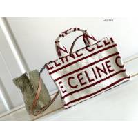 Celine專櫃2022秋季新款手提托特包 賽琳CABAS THAIS小號CELINE通體印花織物手袋 sldj2331