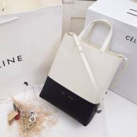 Celine女包 賽琳手提購物袋 Celine Cabas手掌紋水桶包  slyd2017