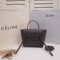 Celine女包 賽琳掌紋牛皮小號手提包 Celine belt bag鯰魚包 189003  slyd2025