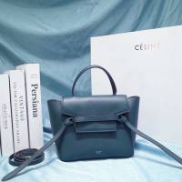 Celine女包 賽琳掌紋牛皮小號手提包 Celine belt bag鯰魚包 189003  slyd2041