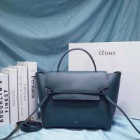 Celine女包 賽琳掌紋牛皮大號手提包 Celine belt bag鯰魚包 189103  slyd2043