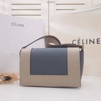 Celine女包 賽琳爆款 香味帶紋路進口小牛皮 CELINE FRAME BAG 可單肩可斜挎 25914  slyd2071