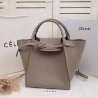 Celine女包 賽琳平紋小牛皮手袋 Céline big bag Celine手提肩背包 183313  slyd2129