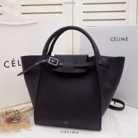 Celine女包 賽琳平紋小牛皮手袋 Céline big bag Celine手提肩背包 183313  slyd2131