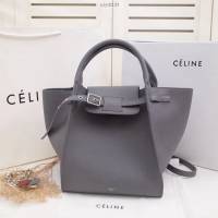 Celine女包 賽琳平紋小牛皮手袋 Céline big bag Celine手提肩背包 183313  slyd2133