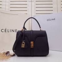 Celine女包 賽琳16Bag新款小號 粒面小牛皮 Celine單肩或斜挎女包 188003  slyd2137