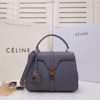 Celine女包 賽琳16Bag新款小號 粒面小牛皮 Celine單肩或斜挎女包 188003  slyd2138