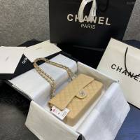 Chanel女包 01112 香奈兒經典CF款 頂級複刻手工制 Chanel鏈條單肩斜挎女包  djc3872