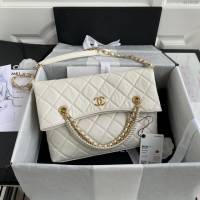 Chanel女包 香奈兒專櫃最新爆款小牛皮購物包 Chanel限量版AS2213珍珠購物袋  djc4126