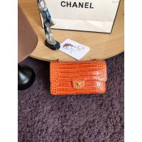Chanel女包 香奈兒CF小牛皮壓花鱷魚紋單肩鏈條女包 Chanel經典時尚口蓋包 A01112  djc4179