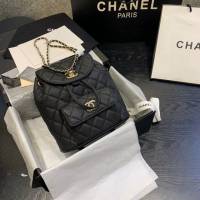 Chanel女包 香奈兒專櫃最新款球紋魚子醬牛皮後背包 Chanel雙肩背包 AS1371  djc4202